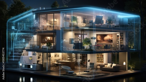 Modern Smart Home with X-Ray Vision