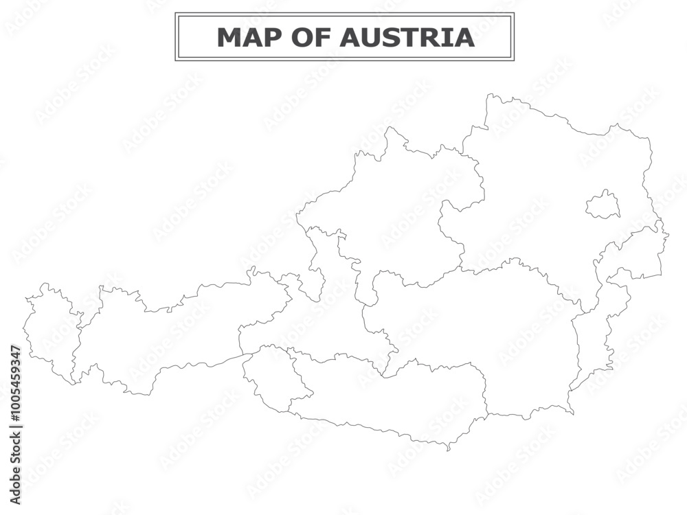European Country Geography Political map. Political map of country with capital, province or state capital, major cities and town.