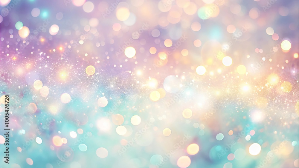 Obraz premium Sparkling Abstract Background with Pastel Tones and Delicate Glitter