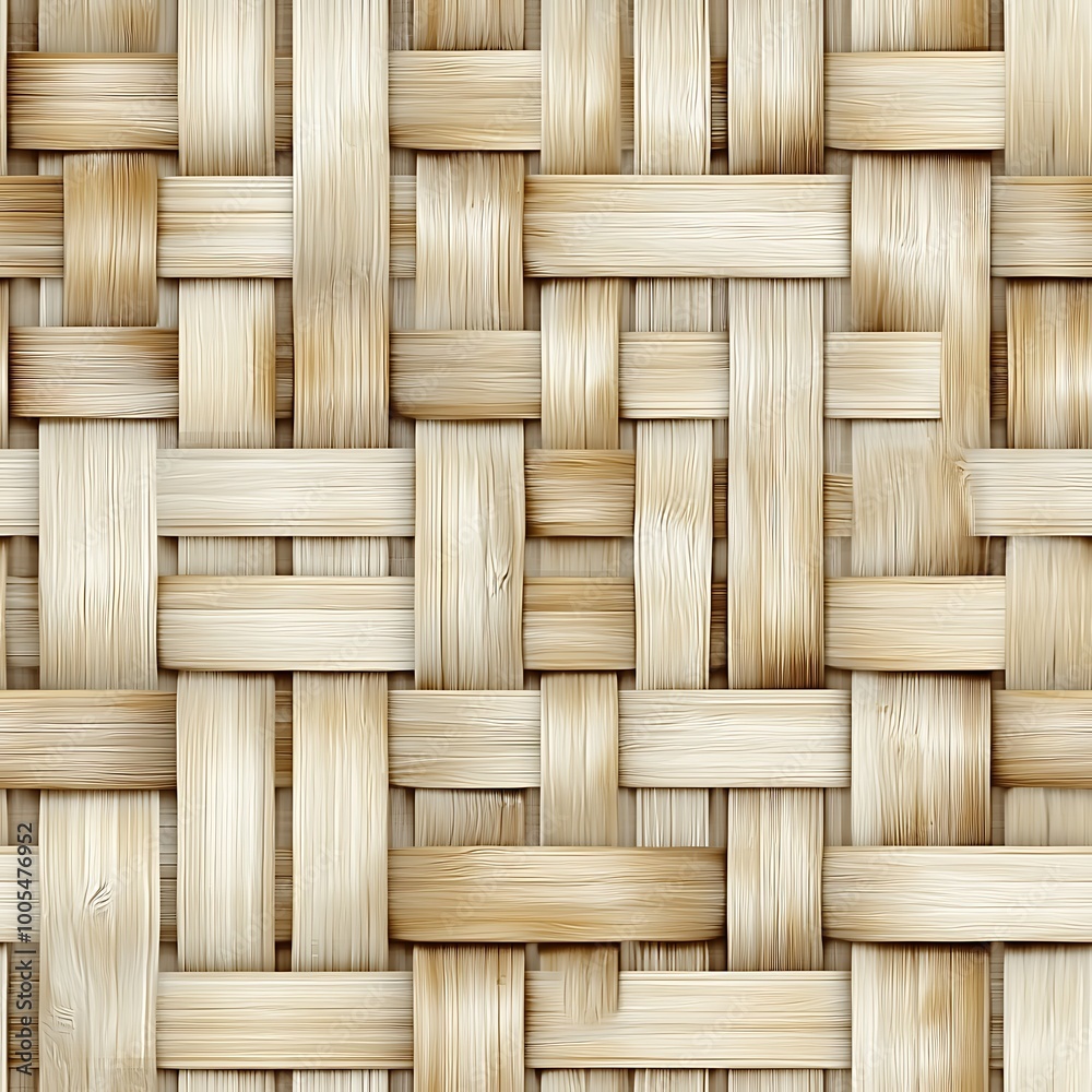 A 3d seamless pattern of wooden squares A 3d seamless pattern of wooden squares
