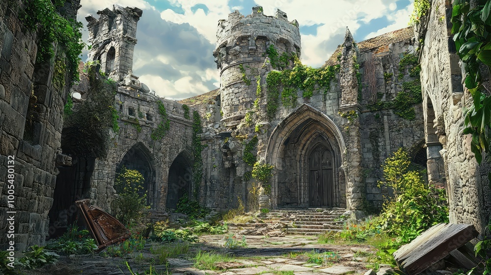 Explore the serene beauty of ancient ruins, where nature reclaims stone structures under a vivid sky. Explore the serene beauty of ancient ruins, where nature reclaims stone structures under a vivid sky.