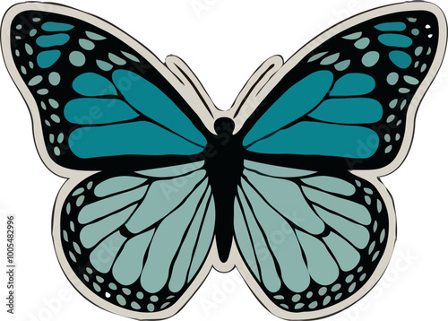 butterfly isolated on white background