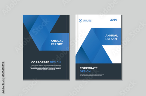 Brochure cover or Annual report and booklet cover design 