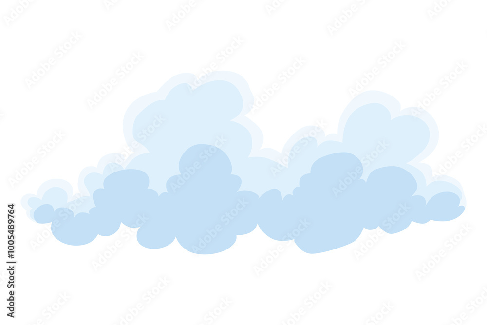 Cloud icon. Abstract white cloudscape icon symbol. Shapes in flat style. Vector cloudy design element Cloud icon. Abstract white cloudscape icon symbol. Shapes in flat style. Vector cloudy design element