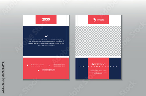 Brochure cover or Annual report and booklet cover design 