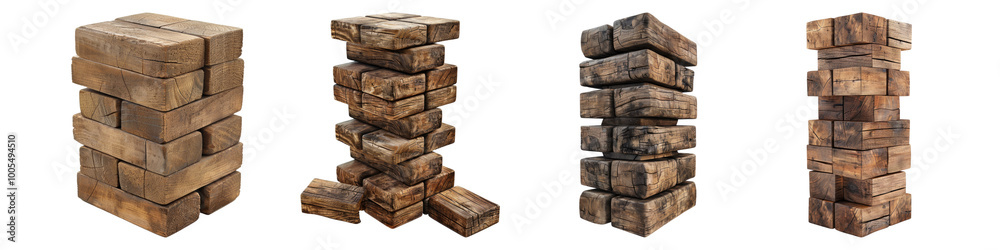 Wood acents rings isolated on transparent background Wood acents rings isolated on transparent background