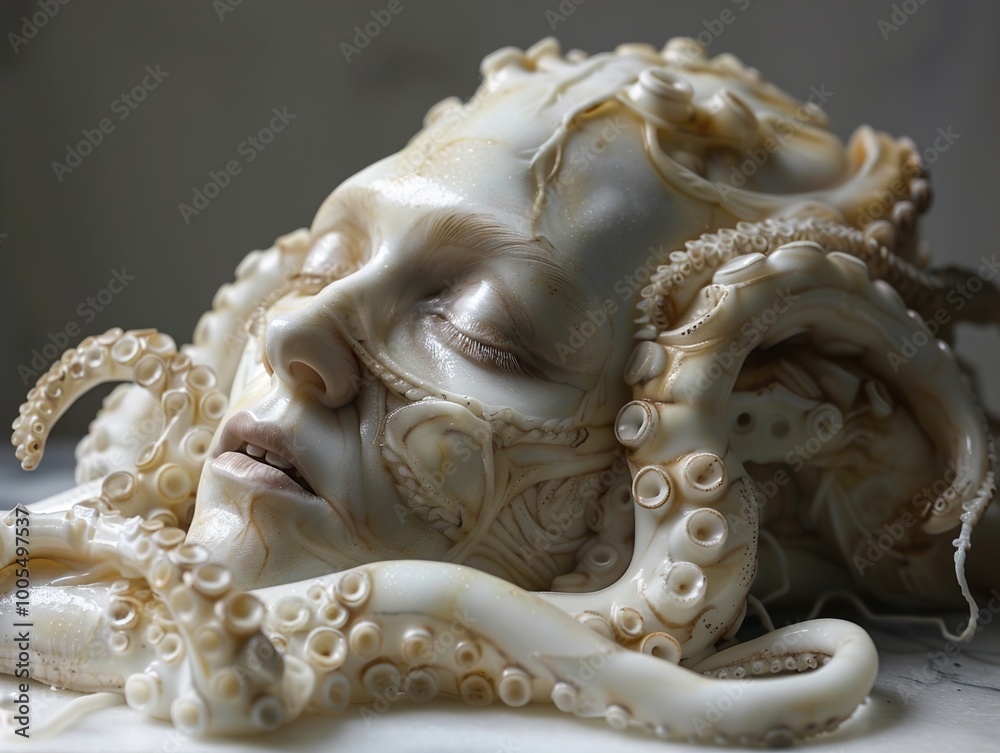 Human and Octopus Sculpture: A Surreal and Thought-Provoking Masterpiece Human and Octopus Sculpture: A Surreal and Thought-Provoking Masterpiece