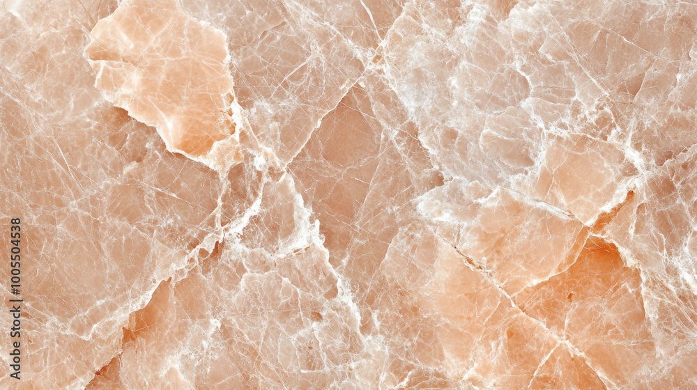 Fototapeta premium A close-up view of a textured, light-colored marble surface with natural patterns.