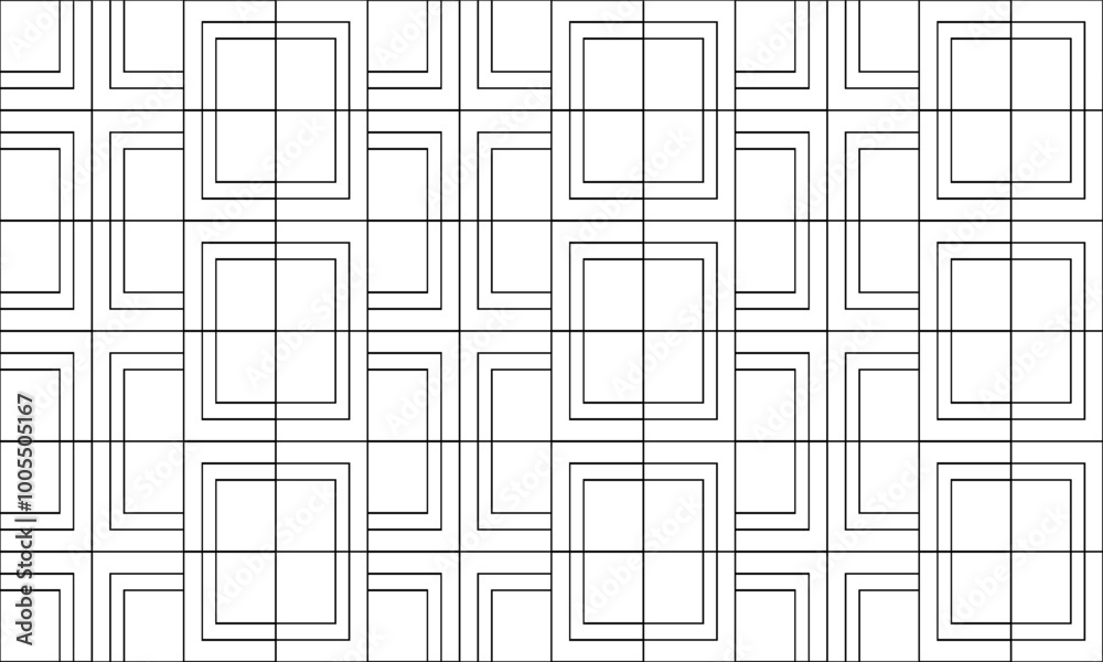 Black and white block, grid striped cross background, Two tone black grid, illustration vector image design for fabric printing, repeat pattern Black and white block, grid striped cross background, Two tone black grid, illustration vector image design for fabric printing, repeat pattern