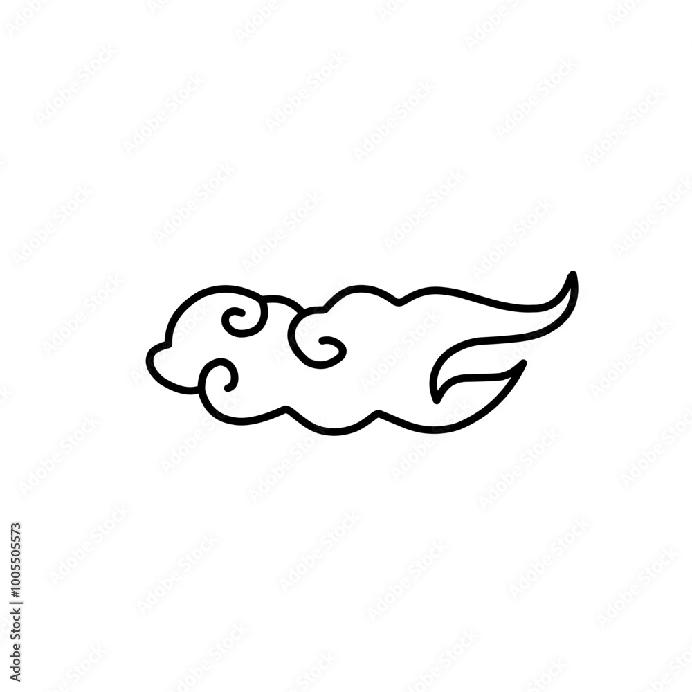 hand drawn traditional chinese clouds hand drawn traditional chinese clouds