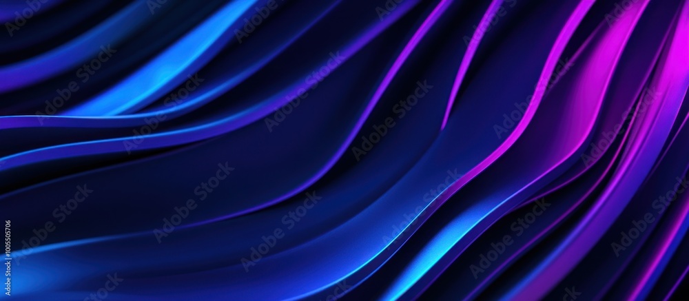 Obraz premium Abstract Swirling Blue and Purple Background