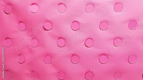 Pretty Pink Polka Dot Texture Background: A Delightful and Feminine Vision. Admire the Charm and Playfulness