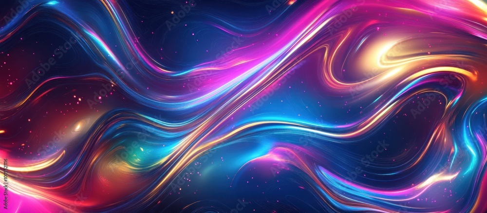 Abstract Swirling Light Display Abstract Swirling Light Display