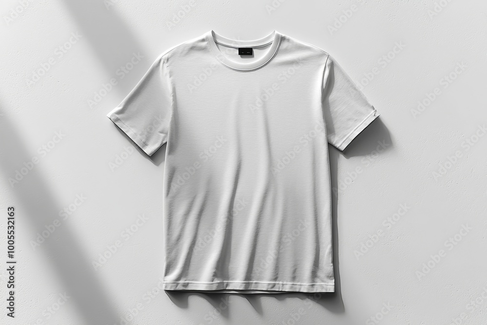 White Tshirt Mockup Isolated created with Generative AI White Tshirt Mockup Isolated created with Generative AI