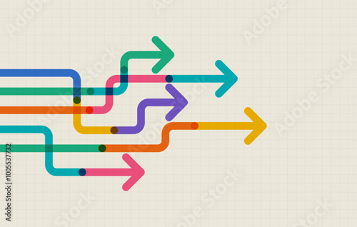 Abstract arrow direction. Business investment to success. financial data graph strategy. Technology background. High speed.