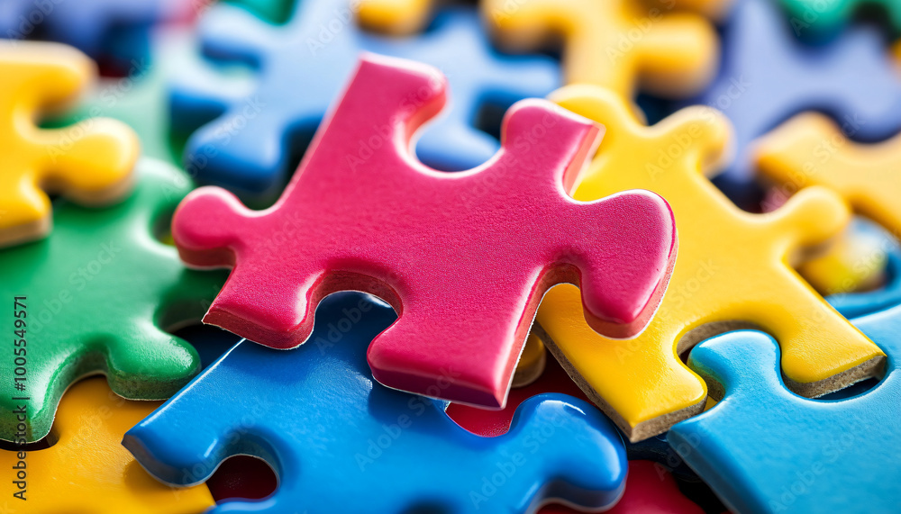 Fototapeta premium jigsaw puzzle pieces