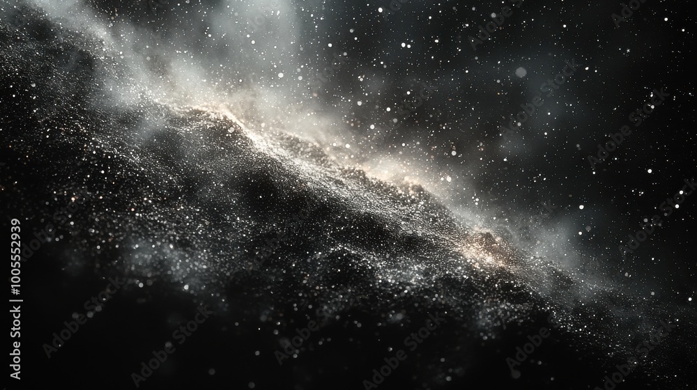 A stunning view of distant galaxies and cosmic dust illuminating the night sky A stunning view of distant galaxies and cosmic dust illuminating the night sky