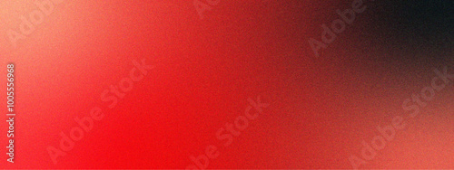 Modern red metallic wall texture with gradient lighting. Luxurious blurred background red deep garnet texture. Color gradient, ombre. Rough, grain, noise.