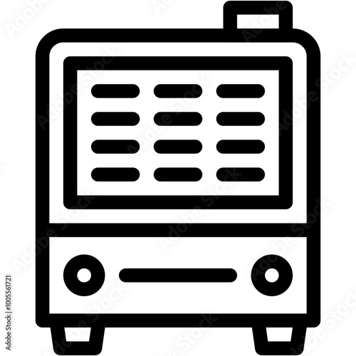Vector Icon Heater, Heat, Radiator, Warm, Hot