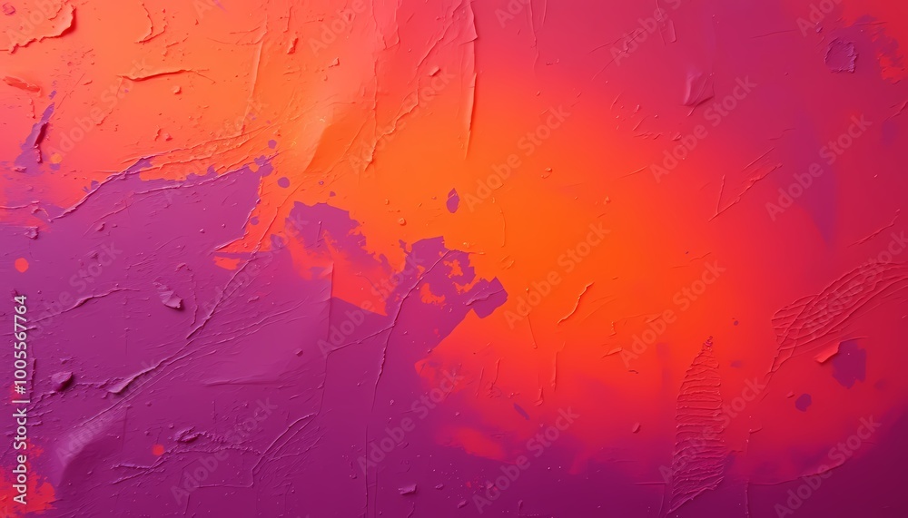 Orange Blending into Dark Violet with Rough Textured Surface and Abstract Brushstroke Lighting Orange Blending into Dark Violet with Rough Textured Surface and Abstract Brushstroke Lighting