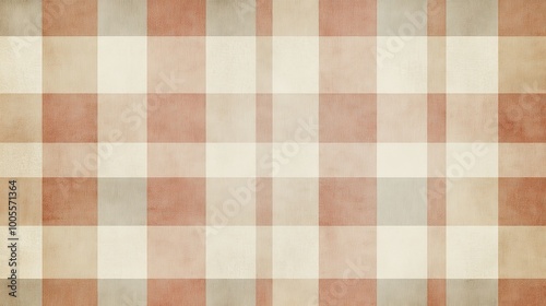 Create a background texture with a classic, checked pattern in soft, muted colors.