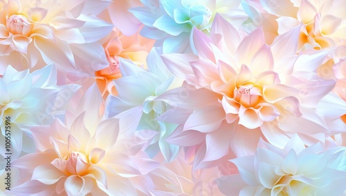 Beautiful 3D flower illustration with watercolor art elements. You can use them in prints, invitations, postcards, and botanical backgrounds.
