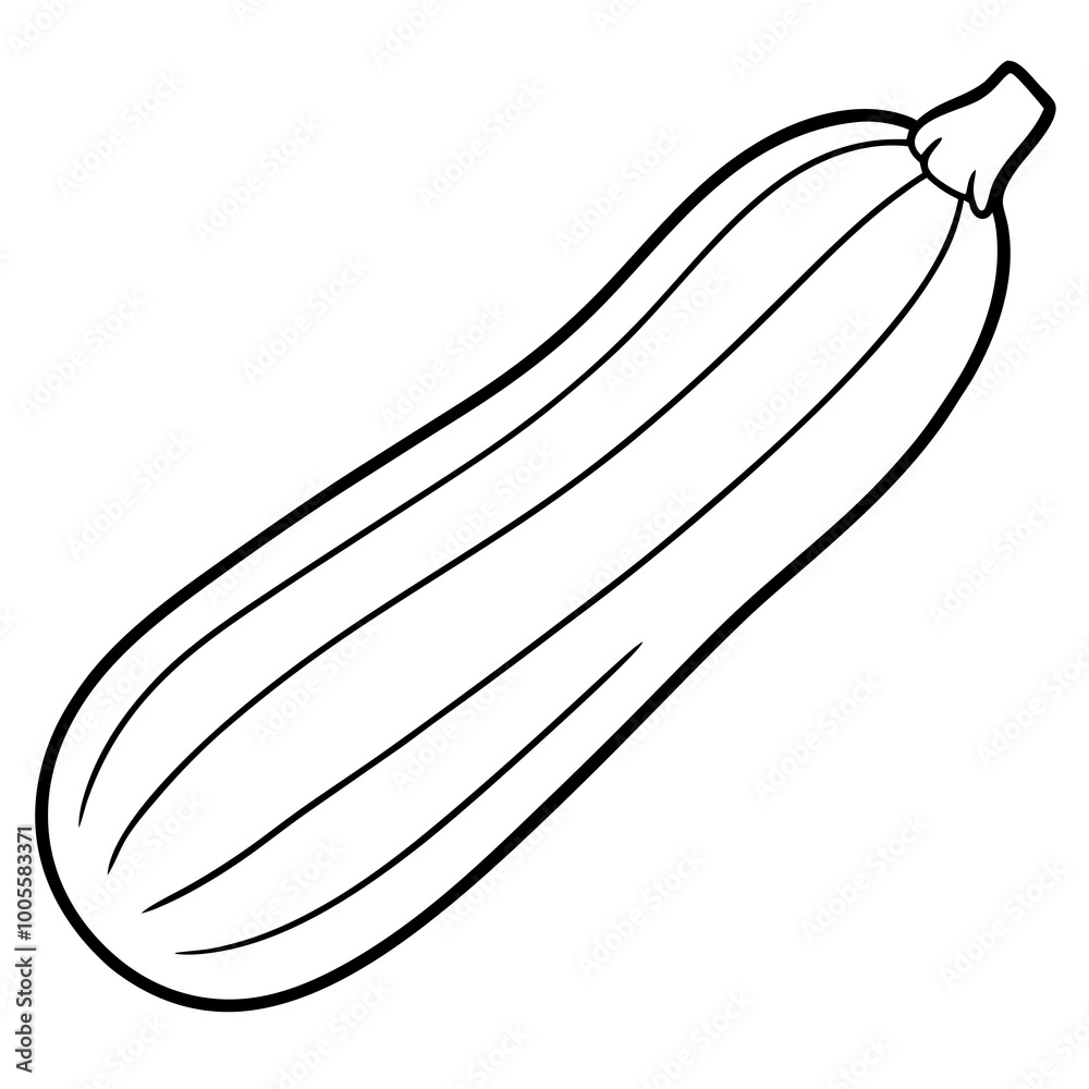 A Green Zucchini Vector Illustration for Fresh Garden Inspiration
A Green Zucchini Vector Illustration for Fresh Garden Inspiration