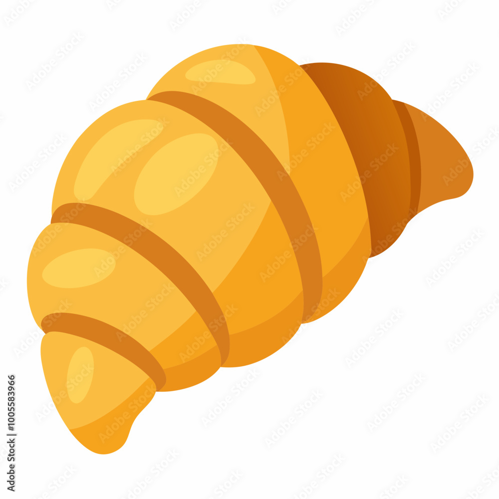 A Flaky Croissant in a Vector Illustration of a Cozy Bakery Scene
A Flaky Croissant in a Vector Illustration of a Cozy Bakery Scene
