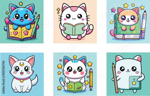 Hand-Drawn Kawaii: Adorable and Whimsical Illustrations in Cute Style