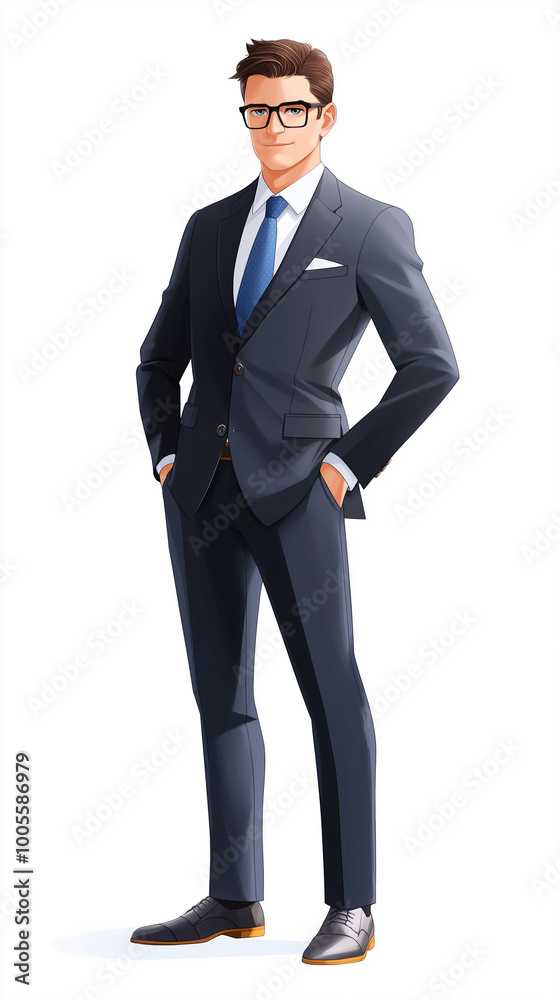 凛々しいビジネスマン 凛々しいビジネスマン
