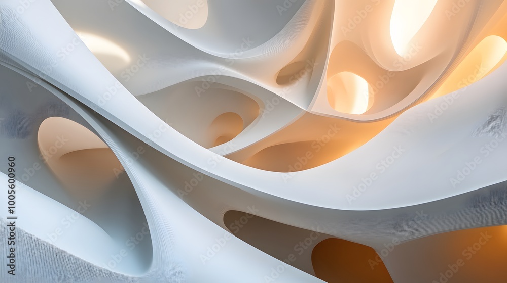 Abstract 3d render, background design, modern illustration.