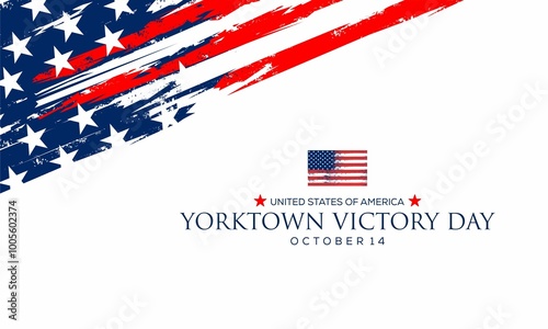 yorktown victory day Vektor background banner photo