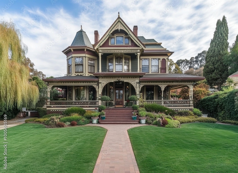 Victorian House Exterior. Victorian House Exterior.