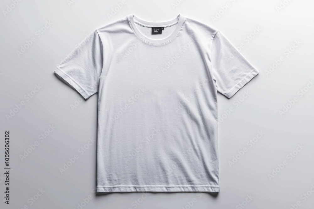White Tshirt Mockup Isolated created with Generative AI