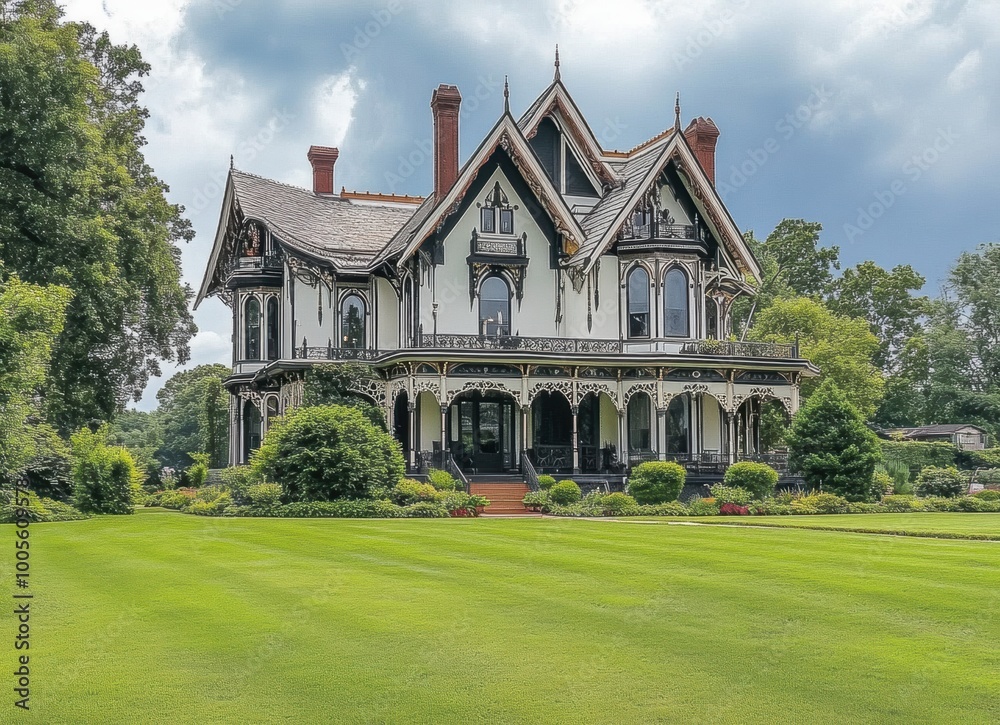 Fototapeta premium Victorian Mansion.