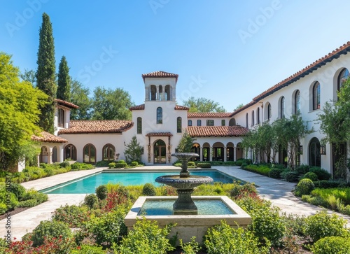 Luxury Villa Courtyard.
