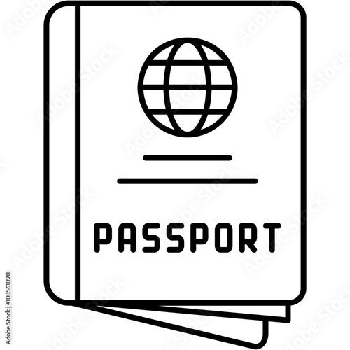 Passport Control Icon