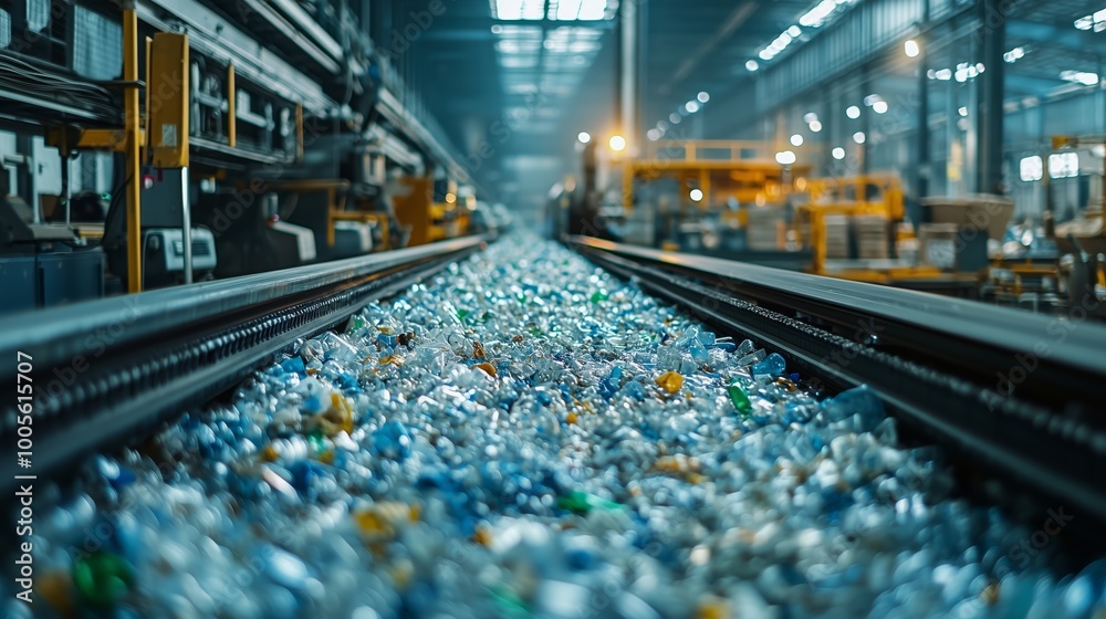Plastic Recycling Plant with Processing Machines Plastic Recycling Plant with Processing Machines
