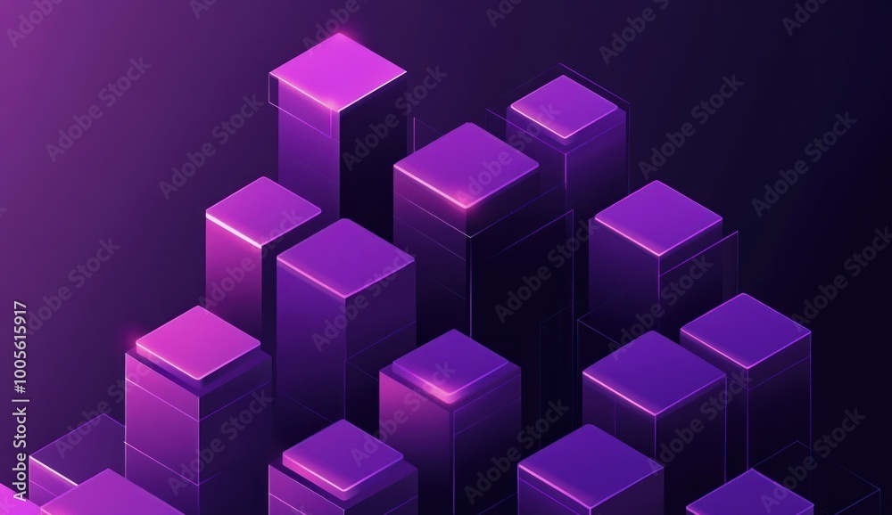 Purple Geometric Abstract Background Purple Geometric Abstract Background
