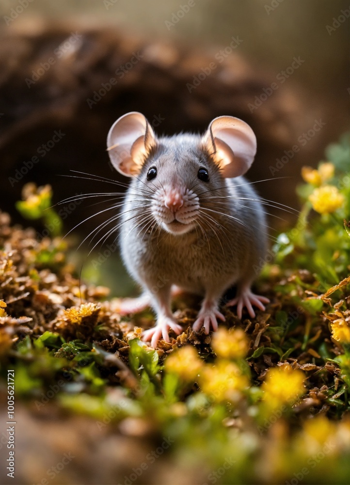 mouse in the grass mouse in the grass