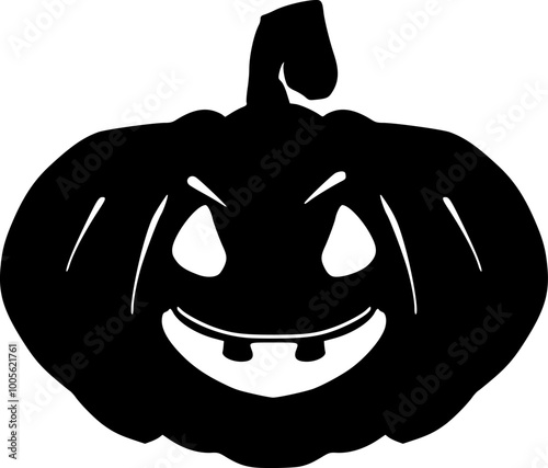 Pumpkin - squash for Halloween or Thanksgiving flat icon photo