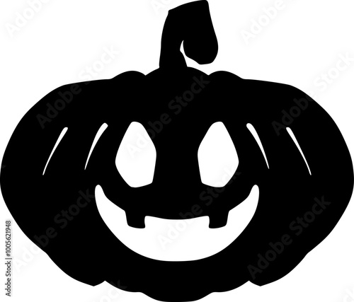 Pumpkin - squash for Halloween or Thanksgiving flat icon photo