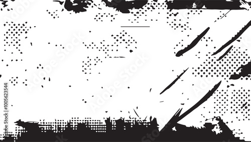 Tire tread marks, wheel textures, tire marks - car racing, motocross, drift, rally, off-road and others. Vector black isolated texture in grunge style