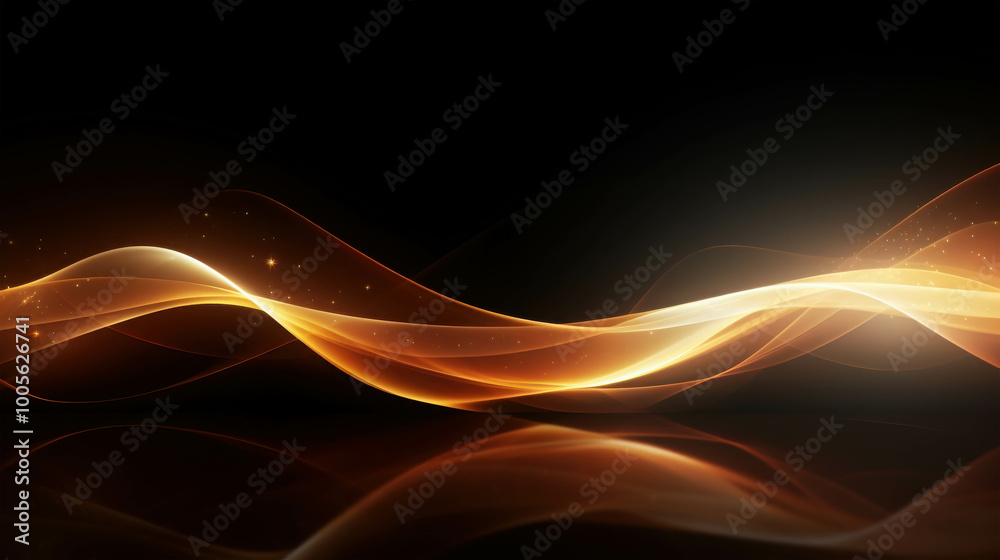 Fototapeta premium Vibrant Digital Light Lines and Effects Background