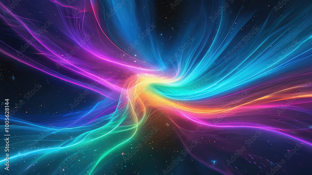 Fototapeta premium Cosmic Energy Waves