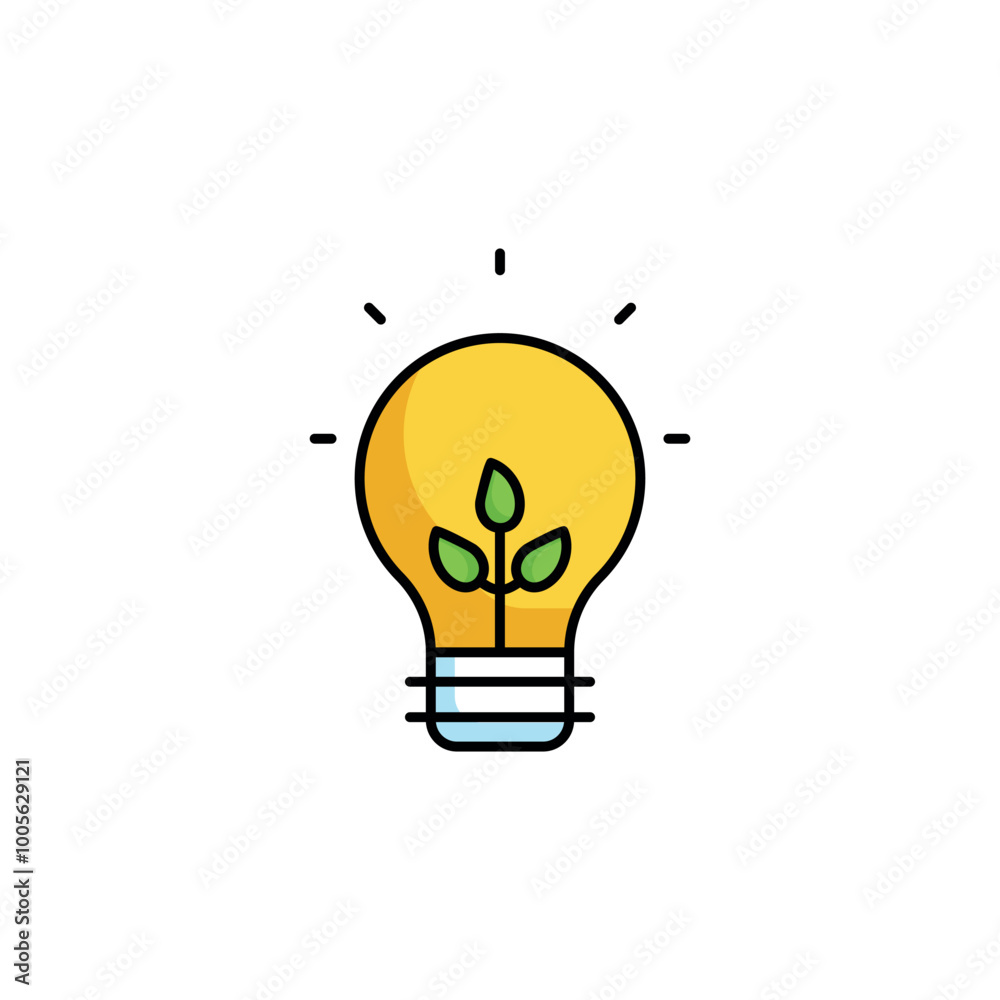 Power icon design with white background stock illustration