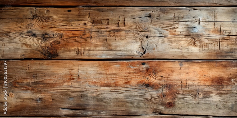 A Rustic Texture of Weathered Wood Planks, Each One Bearing the Stories of Time and Nature's Embrace