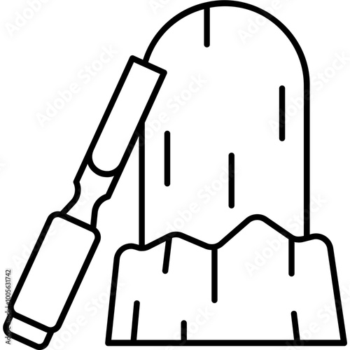 Carve Wood Icon