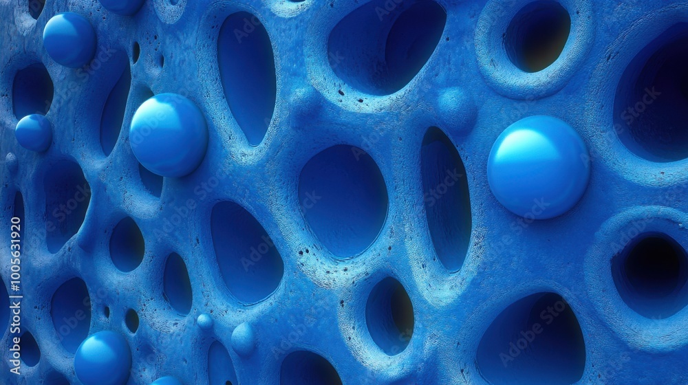 Abstract Blue Holes Abstract Blue Holes