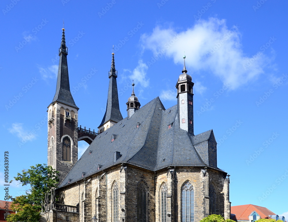 Historical Church in the Town Köthen, Saxony - Anhalt Historical Church in the Town Köthen, Saxony - Anhalt
